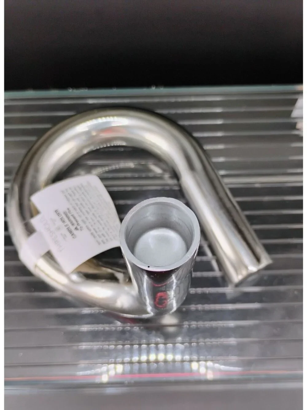 Threshold Silver Loop Metal Candle Holder 10
